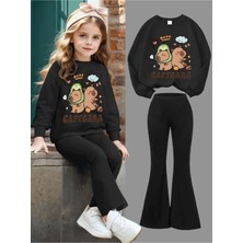 CC Collection Kız Çocuk Kışlık Kalın Ispanyon Paça Capybara 2'litakım