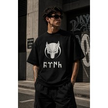 CC Collection Börü Sembol Baskılı Oversize Streetwear Unisex Tişört