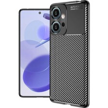 Nezih Case Honor 600 Uyumlu Kamera Korumalı (Karbon Tasarım) Koruyucu Lüx Silikon Kılıf