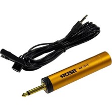 Rose MK-301S Kablolu Yaka Mikrofonu - Metal Kasa