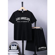 CC Collection Unisex Çocuk Şortlu Baskılı Yazlık 3-12 Yaş Arası Nefes Alan Takımlar