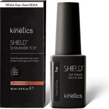 Kinetics Shield Shimmer Top Coat Silver Dust Yapışkan Katsız 15ML