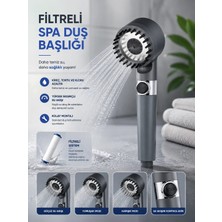 YMV Turbo Fonksiyonlu İç Filtreli Masajlı Kireç Arındırıcı Yeni Nesil Yüksek Basınçlı Duş Banyo Başlığı