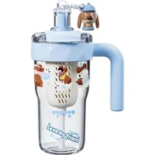 Diller Vagonlife  Dıller D2533 Pipetli/pipetsiz Çift Kullanım Tritan Matara 860 ml - Mavi