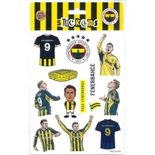 Piolent FBST26019 Fenerbahçe Taraftar Stıcker Etiket 1 Yp. Tekli Kartela