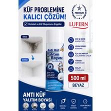Lufern Premium Anti Küf Yalıtım Boyası Rutubet Oluşumunu Engeller Sprey Beyaz Duvar Derleme Önleyici 500 ml