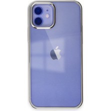 SÜS Mey Ithalat®   iPhone 12 Kılıf Element Silikon - Gümüş