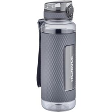 Fiftyfifty 1100ML -Me  Boy- Tritan Su Matarası Silikon Korumalı Kaydırmaz Gövde Gri