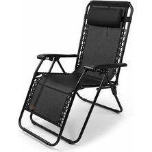 Easyrest Katlanır Şezlong Sandalye (Gri (1143))