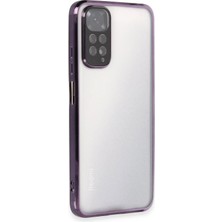 SÜS Mey Ithalat®   Redmi Note 11 Kılıf  Lensli Silikon - Mor