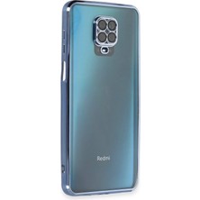 SÜS Mey Ithalat®   Redmi Note 9 Pro Kılıf  Lensli Silikon - Açık Mavi