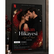 Loca Mimarlık Uv Baskı Kişiselleştirilebilir Netflix Afiş Alüminyum Kompozit Tablo