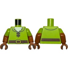 LEGO Minifigür Parçaları: Torso, Vücut, Gövde: 973PB5188C01