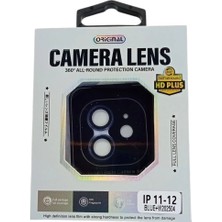 Mestore Iphone 11 / 12 / 12 Mini Uyumlu Safir Kamera Koruyucu Lens Mavi Renk