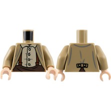 LEGO Minifigür Parçaları: Torso, Vücut, Gövde: 973PB5123C01 Déagol Lord Of The Rings