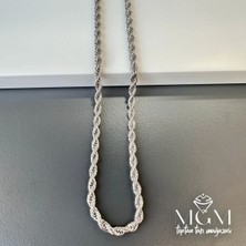 Mestore Çelik Burgu Halat Zincir 4 mm