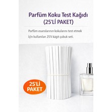 Orbak Kağıtçılık Parfüm Koku Test Kağıdı 25’li Paket – Parfüm Deneme Strip Kağıdı, Beyaz Koku Test Çubuğu