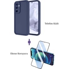 Fuchsia Samsung Galaxy A26 ile Uyumlu Viera Darbe Emici Silikon Kılıf + Seramik Ekran Koruyucu Seti