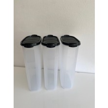 Tupperware Oval Bakliyat Kuru Gıda Saklama Kabı 2.9litre 3 Lü