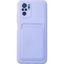 Alvera Note 10S Kılıf Kelvin Kartvizitli - Lila