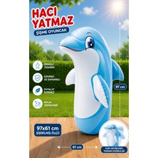 Mubx Büyük Boy Hacı Yatmaz 97CM Devrilmez Şişme Çocuk Boks Oyuncağı