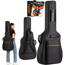 Fourtune Atlas Elektro Gitar Kılıfı Kalın Taşıma Çantası (Eğitim Metodu Hediye)