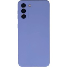 Newface Samsung Galaxy S21 Plus Kılıf Nano Içi Kadife Silikon - Lila
