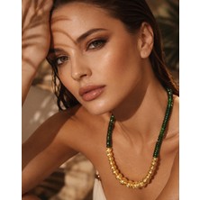 Solare Accessories Lav Taşı & Afrika Akik Doğal Taş Kolye – Enerji ve Denge Kolyesi