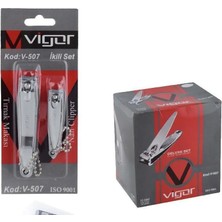 Vigor Deluxe Set 2’li Tırnak Makası Gkh