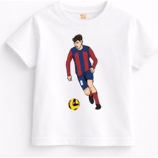 Rabona Fashion Pedri Maestro 8 Barcelona Çocuk Tişörtü