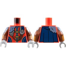 LEGO Minifigür Parçaları: Torso, Vücut, Gövde: 973PB5827C01