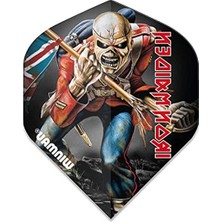 Rock Legends Iron Maiden Trooper Rhino Ekstra Kalın T Kanatları - Paket Başına 1 Set (Toplam 3 Uçuş)