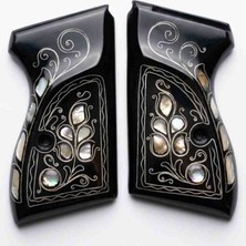 Yücel Av Bayii Tabanca Kabzası -Walther Ppk Alman Browning Silah Ahşap Kabzası