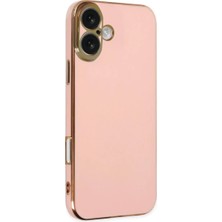Newface Apple iPhone 16 Kılıf Volet Silikon - Pembe