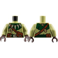 LEGO Minifigür Parçaları: Torso, Vücut, Gövde: 973PB5821C01