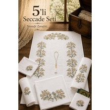 5’li Kaneviçe Seccade Gelin Damat Çeyizlik Hediyelik Bohça