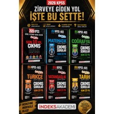 Anla Kazan Yayınları Indeks 2026 Kpss Tüm Dersler Çıkmış Sorular Türkçe, Tarih, Coğrafya, Vatandaşlık, Matematik Seti