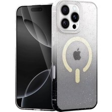 Newface Apple iPhone 16 Pro Pummel Shiny Magsafe Kapak - Siyah
