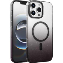 Newface Apple iPhone 16 Pro Max Glossy Magsafe Kapak - Siyah
