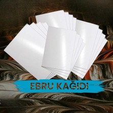 Orbak Kağıtçılık Ebru Kağıdı A4 25’li Beyaz – Ebru Sanatı Kâğıdı – Marbling Paper Set
