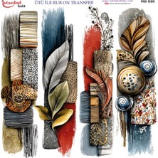 İstanbul Hobi Ütü ile Rub On Transfer Kağıdı 30X30CM RB-888