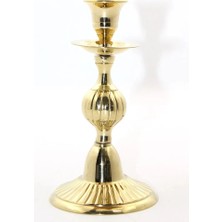 Colezium Tekli Pirinç Şamdan 4910