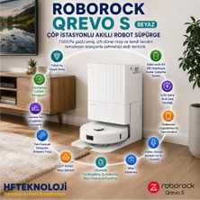 Roborock Siz Sadece Dinlenmeye Bakın Temizliği Qrevo S Çöp Istasyonlu Beyaz Akıllı Robot Süpürge Ye Bırakın