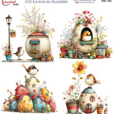 İstanbul Hobi Ütü ile Rub On Transfer Kağıdı 30X30CM RB-702
