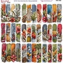 İstanbul Hobi Ütü ile Rub On Transfer Kağıdı 30X30CM RB-898