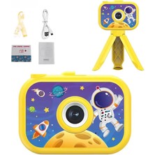Azurtech Lf-Y6 Çocuklar Için Dijital Fotoğraf Makinesi Mor