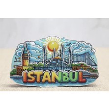 Colezium Ahşap Istanbul Temalı Magnet ALK4601