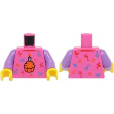 LEGO Minifigür Parçaları: Torso, Vücut, Gövde: 973PB6028C01