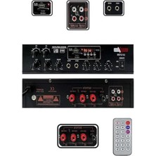 Cekar Store Lastvoice LV-2100 Hat Trafolu 2 Bölgeli Stereo Anfi 2X100W, USB ve Bluetooth Bağlantı
