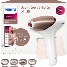 Phılıps Lumea 9900 Serisi BRI958/00 Ipl Tüy Alma, Skinaı, Vücut, Yüz, Koltuk Altı, Bikini, 4 Başlık